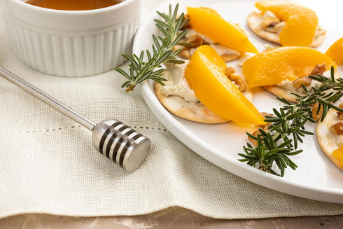 6.5" Fox Run Honey Dipper, Stainless Steel Honey Stirring Stick