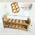 Expandable Stackable Wooden Egg Holder for 24 Eggs, Rustic Kitchen Decoration, Compact Egg Rack for Counter - Gui's