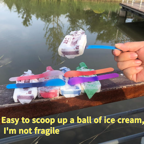80 Color-Changing Spoons - Cake, Pudding, Birthday Celebration Spoons, Reusable, Individually Wrapped for Parties!
