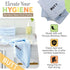 6-Piece Set 3 12x12 Inch Crafty Cloth Washcloth Distinct Textures for Face, Body, & Sensitive Areas Embroidered