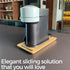 Ibyx Elegant Sliding Tray for Coffee Maker & Heavy Kitchen Appliances, Patent Pending, Rolling Appliance Tray