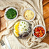 6pcs Ceramic Seasoning Dishes, Sushi Dipping Bowls, Mini Appetizer Plates for Kitchen Tableware