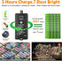 66ft 200 HXWEIYE Rechargeable Fairy Lights with Remote, LED Twinkle Lights with DIY Timer & Light Sensor, Waterproof