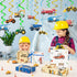 '-24 WERNNSAI Construction Hanging Swirls PCS Construction Party Decorations Construction Zone Party Ceiling Swirls Dump