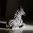 '-5.9inch 3.54inch Zebra Table Sculpture - Resin Zebra Figurine - Black, White - African Safari Zebra Collectible