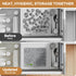 Alphabet & Number Cookie Cutters Set, 35 Pieces Mold Tools for Fondant, Biscuit, Cake, Fruit, Vegetables, or Dough