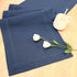 36 Inches 100% Blue,14x36) Linen Table Runner Long, Natural Table Runners Small Runner for Coffee Table Kitchen Dining