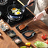 vancasso Stern Spoon Rest - Square Ceramic Holder for Stove Top, Heat Resistant Utensil Rest, Dishwasher Safe