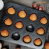 CHEFMADE Nonstick Muffin Cake Pan, 12 Cavity Chestnut-Shaped Bakeware