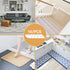 Rug Tape, 16 Pcs Dual Sided Washable Removable Rug Stopper, Non-Slip Adhesive for Hardwood Floors