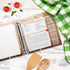 Full Size 8.5x11'' Pack of 50 Recipe Sheet Protectors for Binders, Top-Loading Clear Plastic Sleeves, Convenient Refill.