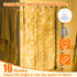 Warm White Curtain Light, 300 LED 9.8ft x 9.8ft Fairy String Light with 16 Hooks, Remote Control for Indoor Decorations