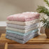 DII Herringbone Striped Collection Cotton Throw Blanket, Gray, 50x60