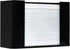 Oasis Creations Paper Towel Dispenser, Wall Mounted or Countertop Holder, Holds 250 Paper Towels, Black