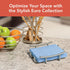Spectrum Diversified Euro Flat Paper Napkin Holder, Kitchen Décor & Organization