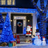 60LED LAMPHOME Blue Christmas Lights Plug in,Connectable Christmas Tree Lights, String Lights Indoor Outdoor