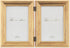 Lawrence Frames 4x6 Hinged Double Sutter Picture Frame, Burnished Gold