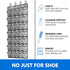 Over the Door Shoe Organizer, 2024 Upgraded, 35 Huge Pockets for Size 13 Shoes
