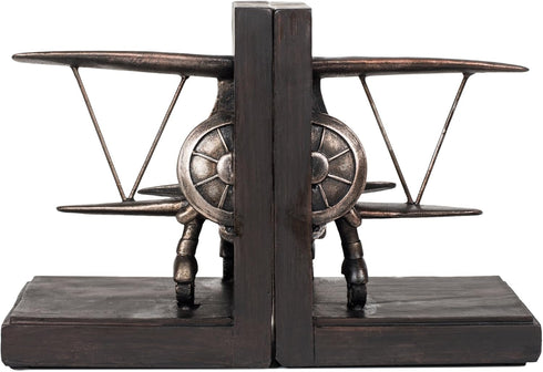 Roman Giftware Inc., Home Dcor, Every Day Gifts, 7.75" H Airplane BOOKENDS,Religious,
