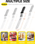 Anaeat Icing Spatula, Professional Cake Angled Offset Spatula with 10" Stainless Steel Blade for Cake Decorating