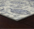 Maples Rugs Blooming Damask Area Rugs, Washable Non Slip Indoor Carpet for Entryway, 1'8 x 2'10, Grey/Blue