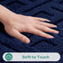 HOMEIDEAS 2 Piece Bathroom Rugs Sets - Extra Soft Shaggy Absorbent Non Slip Machine Washable Bath Mat