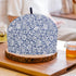 Operitacx Tea Cozy, Anti-Scald Cotton Vintage Floral Insulated Teapot Cover for Home Kitchen Hotel Restaurant