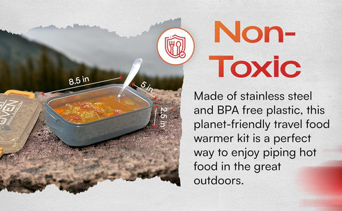 Oven Kit - Your Ultimate Companion for Hot Meals Anytime, Anywhere, Compact and Eco-Friendly for Camping and Outdoor
