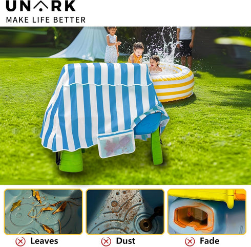 UNARK 1-3, Water Table Cover with Storage Bag, Kids Water Table Cover for Water Table, Water Table Accessories