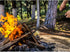 Stanbroil Outdoor Campfire Fireplace Tongs, 26" Long, Black Log Grabber
