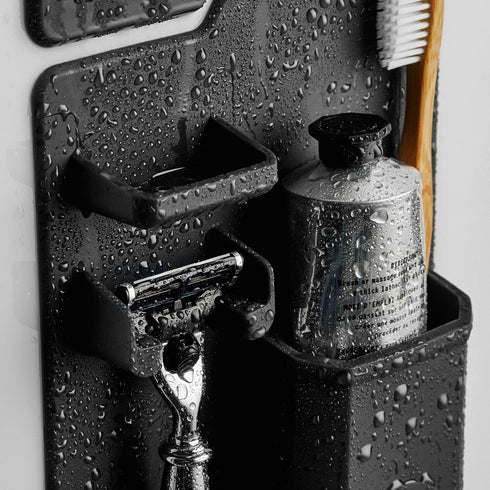 TOOLETRIES The Harvey Toothbrush & Razor Holder - Silicone Shower Organizer, Toiletries & Toothbrush Holder for Shower