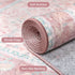 5x7 Pink Area Rug Washable Rugs Floral Vintage Tumble Carpet for Living Room Bedroom Nursery Room Playroom Dining Room