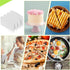 Queekay 4 Pcs Plastic Dough Scraper, Flexible Dough Cutter for Baking and Kitchen Use