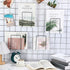 MorningRo 8 Pack Wall Grid Panel Accessories Gridwall Shelf Metal Wire Magazine Holder Literature Display Book Mail