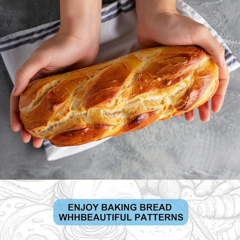 BACCZZY 3Pcs 10 inch Banneton Bread Proofing Basket, Oval Banneton Basket,Sourdough Proofing Basket,Bread Bowl Handmade