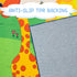 4x6 Kids Rugs for Playroom Classroom Bedroom, Educational and Fun Play Mat with ABC Alphabet Animals, Learning Rug