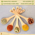 Golden Nature Bamboo Spoon Set (10 Pc), Tiny Wooden Spoons for Sugar, Spices, Seasoning, Coffee, Jam, Herbs, Dessert