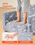 2-in-1 28D VEVOR Kids Sofa, Foldable Toddler Soft Couch with Armrests, Glow in The Dark Kids Couch Fold Out with Sponge