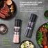 6.7oz (190g) 13.4oz (380g), Set. Soeos Whole Black Peppercorns, and Himalayan Pink Salt, Plastic Bottle Grinder