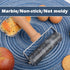 Rolling Pin Pizza Roller, Non-Stick Marble T-Type for Baking Cake, Tortilla, Fudge, Pizza, Cookies (Type 1 Black)