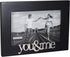 Malden International Designs Expressions You and Me Black Wood Picture Frame, 4x6