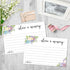 321Done Share a Memory Card - 50 Cards, 4" x 6" for Life Celebrations, Made in USA, White Floral