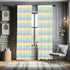 Lunarable Polka Dot Window Curtains - Colorful Rainbow Circles Design, Lightweight Decor 2-Panel Set, 28" x 63"