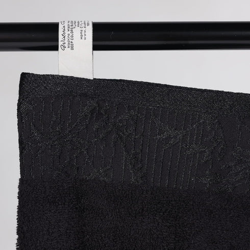 12 Set, 3 3 6 Superior Piece Cotton Towel Floral Jacquard Dobby Border, Quick Dry, Decorative Bathroom, Shower, Bath