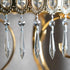 20Pcs (63mm, HDCRYSTALGIFTS Chandelier Icicle Crystal Prisms with Bead Crystals Lighting Lamp Replacement Parts Clear)