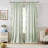 ZJDECOR Buffalo Plaid Ruffled Curtains 84 Inches Length,Rustic Not-See-Through Sheer Curtains,Shabby Chic