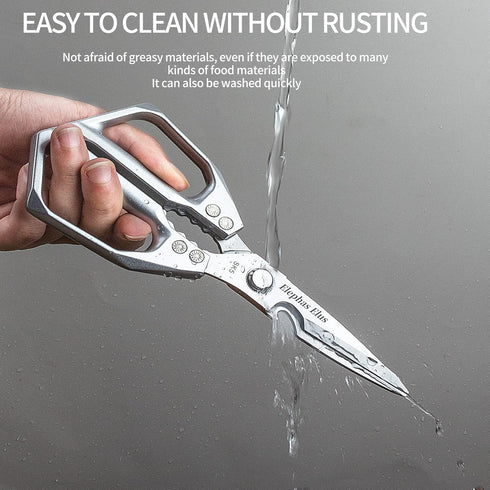 Multi-Function Kitchen Scissors, Heavy Duty Shears for Cutting Food, Chicken, Meat, Fish