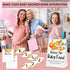 Set, 1 25 6 -A07 Guess the Baby Food Party Games, Baby Shower Game Standing Sign + Answer Cards + Number Cards, Little