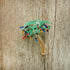 C&F Home Palm Tree with Christmas Lights Beach Coastal Ornament, Green