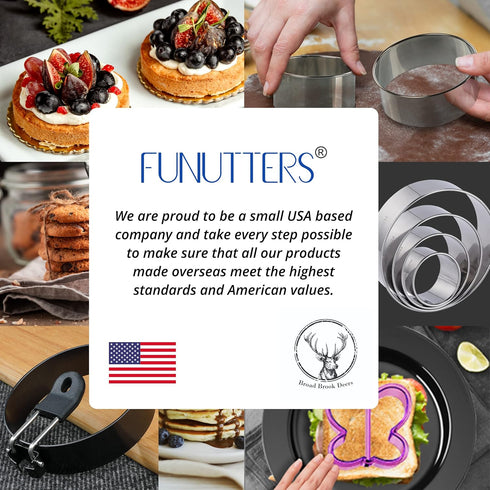 3.5'' Nonstick Egg Rings, Professional Stainless Steel Omelet/Egg Rings for Frying Eggs, Egg Mcmuffins, Mini Pancakes